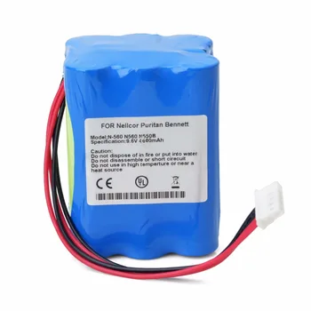 

For Nellcor Puritan Bennett N-560 N560 N550B M6008-0 069308 8HR-4/3AU 9.6V New Oximeter battery