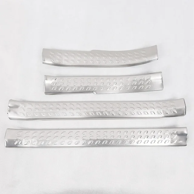 

For Toyota C-HR CHR 2017 2018 Stainless Steel inside Door Sill Scuff Plate Welcome Pedal Cover Trim Car Styling accessories 4Pcs