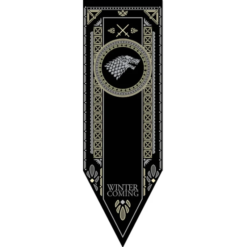 

Home Decor Game Of Thrones Banner Flag Stark & Tully & Targaryen & Lannister & Baratheon & Martell & Bolton Flag