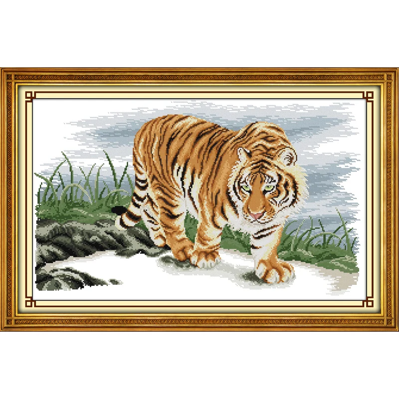 Everlasting Love King китайский набор крестиков экологичный хлопок с печатью 11CT 14CT DIY