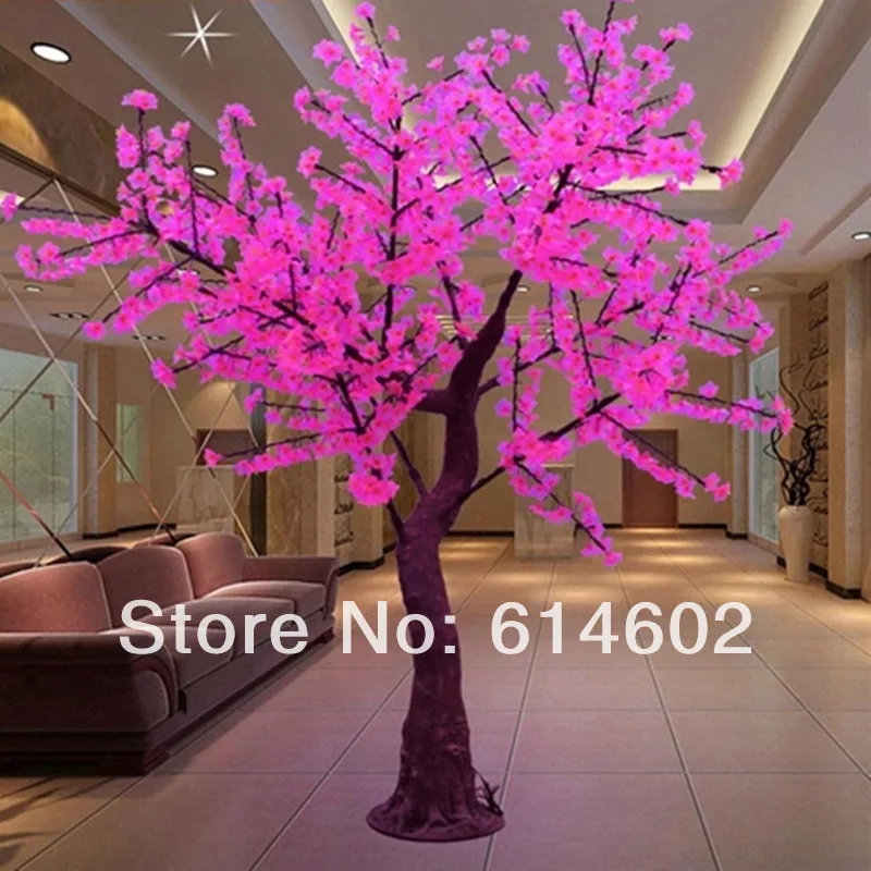 H2m pink Christmas outdoor led tree lights Outdoor waterproofin