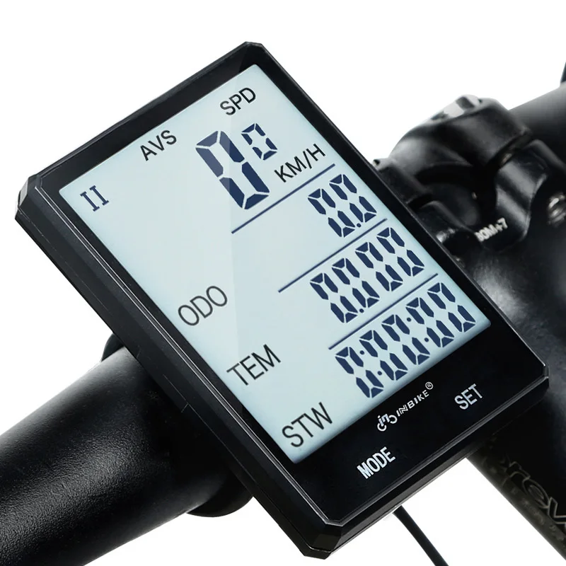 2,8 дюймовый ЖК-экран велосипедный Спидометр Беспроводная подсветка MTB велосипед одометр водонепроницаемый велосипедный компьютер аксессуары одометры