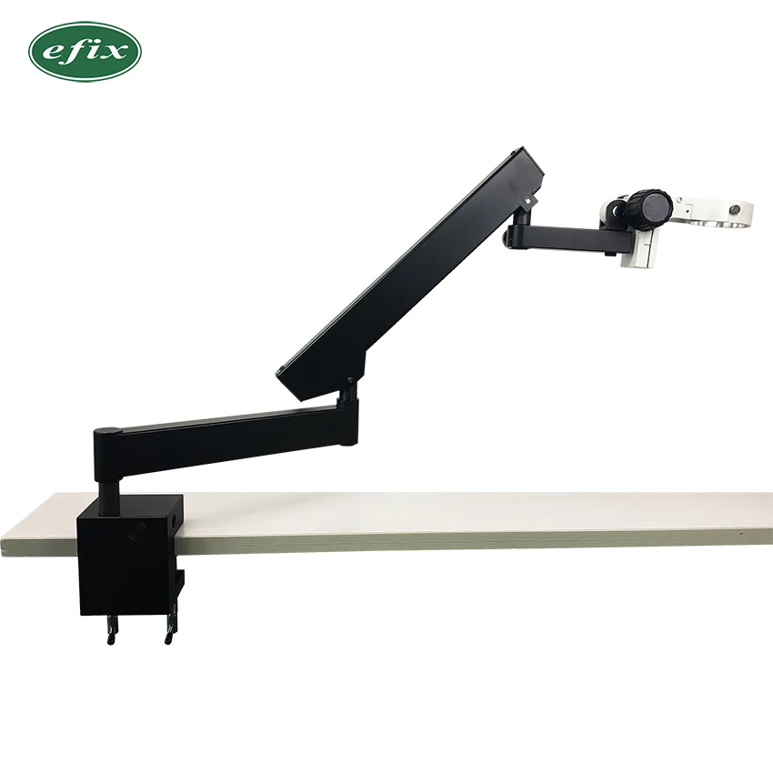 

efix Strong Articulating Clamp Stand For Stereo Zoom Microscope Focus Arm Trinocular Microscopio Accessories