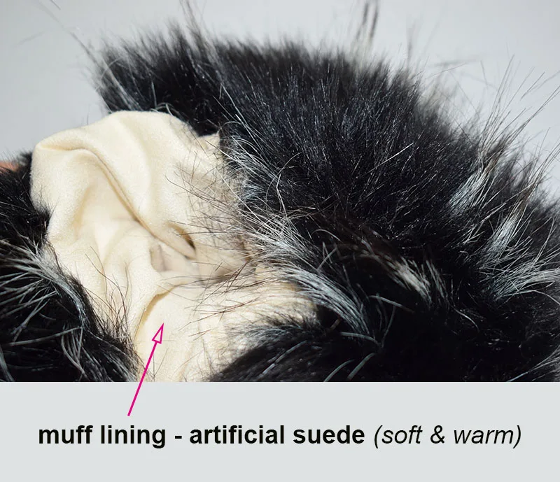 fur handmuff lining