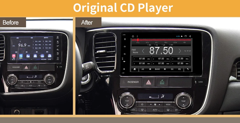 Perfect COLD7060 Android 8.1 2G+32G 8 core car dvd radio video gps navigation for Mitsubishi outlander lancer asx 2012 2013 2014 1