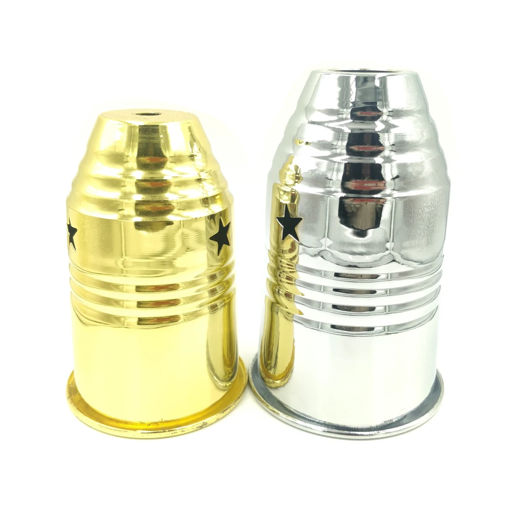 

1pc Gold & Silver Small Big Size Hookah Wind Cover Shisha Chicha Narguile Accessories Gadget Wholesale High Quality Fact