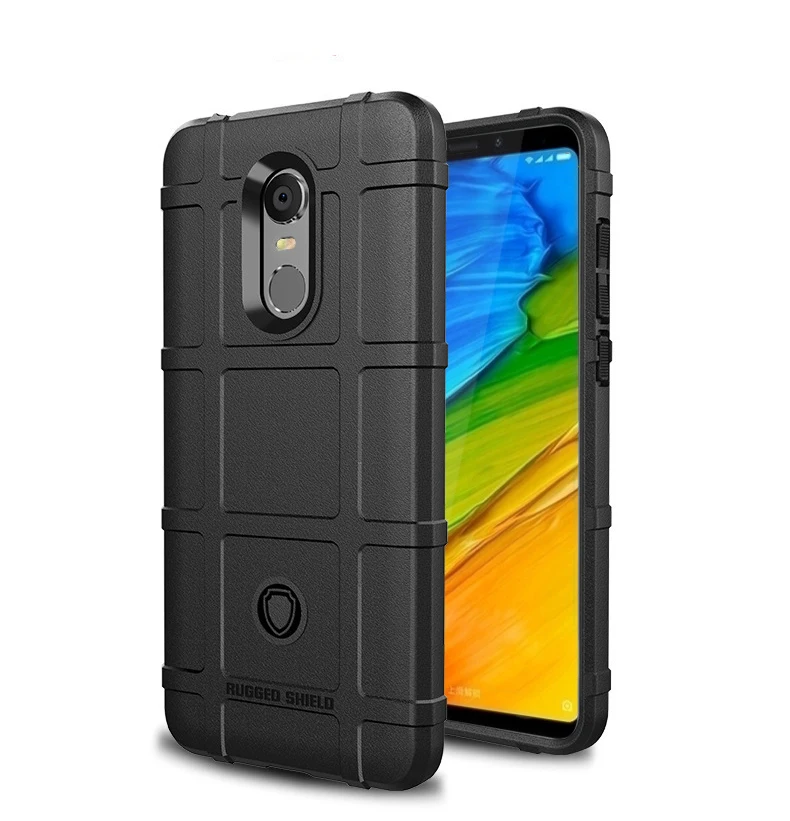 Armor Silicone Cases for Xiaomi Redmi 5 5Plus Case Anti-shock Soft Back Cover Redmi5 Plus Redmi5plus Bumper |
