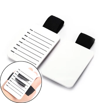 

1 Set Beauty Eyelashes Pallet Stand Rectangular False Lashes False Eye Lashes Eyelash Extensions Makeup Tools