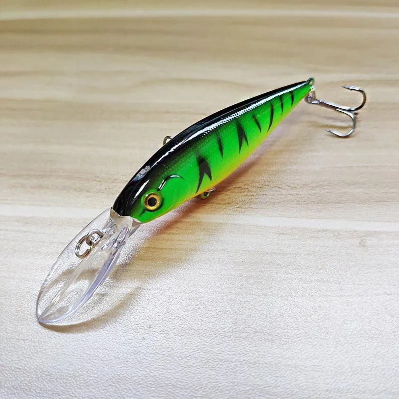 NEW 11cm 10.5g Hard Bait Minnow Streak Fishing Lures Bass Fresh Water Hook Diving Perch Wobbler Fishing bait