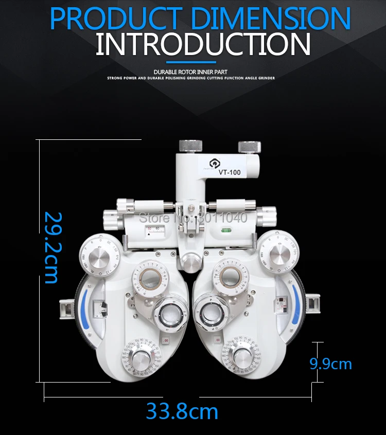 VT-100, высокое качество, Phoropter CE сертифицирован | тестер оптического зрения | минус цилиндр рефрактор плюс Cyl Phoroptor