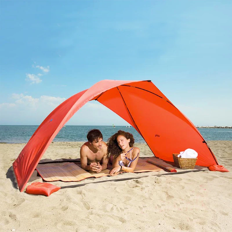 Portable Beach Tent Sun Shade Canopy Fishing Shelter Tents Awning Sunshade Strandtent Summer Beach Tent UV