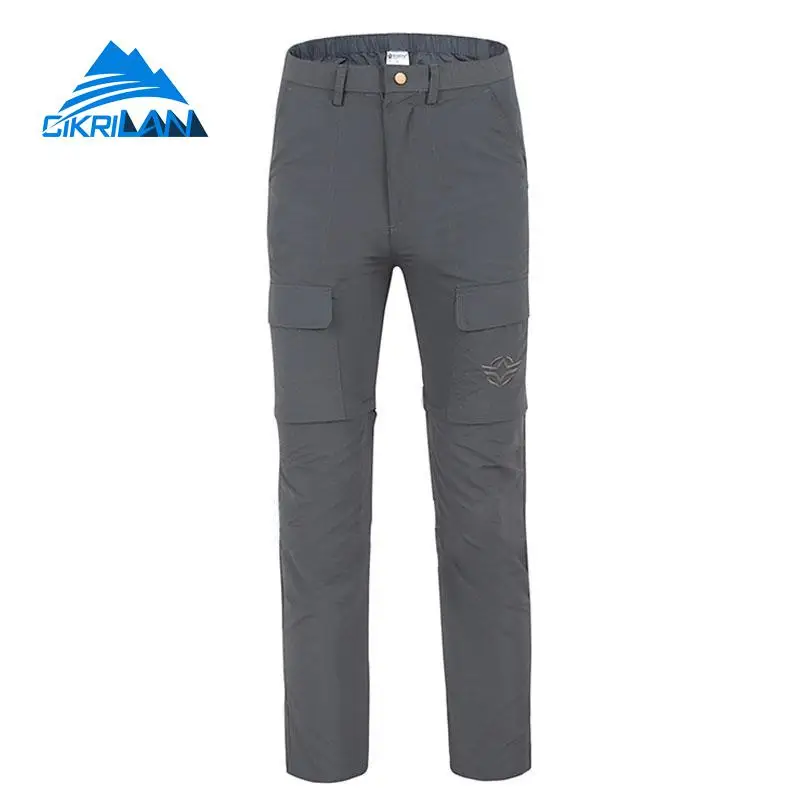 Nuevo mens secado rápido cremallera de la pierna al aire libre trekking Pantalones de senderismo hombres camping Pesca viaje Pantalones ejército Tactical combat Pantalones cortos