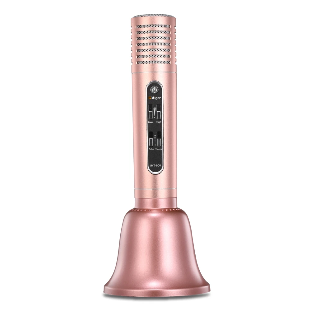 

Handhold Bluetooth Karaoke Microphone Phone KTV Player Wireless Condenser Bluetooth MIC Speaker Record Music
