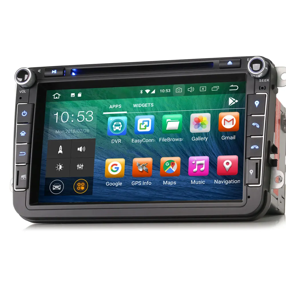 Discount 8" Android 8.1 Oreo OS Car DVD Multimedia GPS Radio for Seat Altea 2004-2015 Leon 2004-2013 Toledo 2004-2015 Alhambra 2010-2016 3