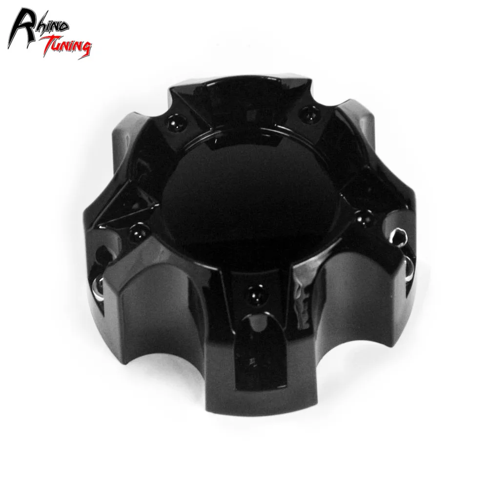 Rhino Tuning 1PC 112mm Wheel Center Caps Black for Incubus LG0805 13
