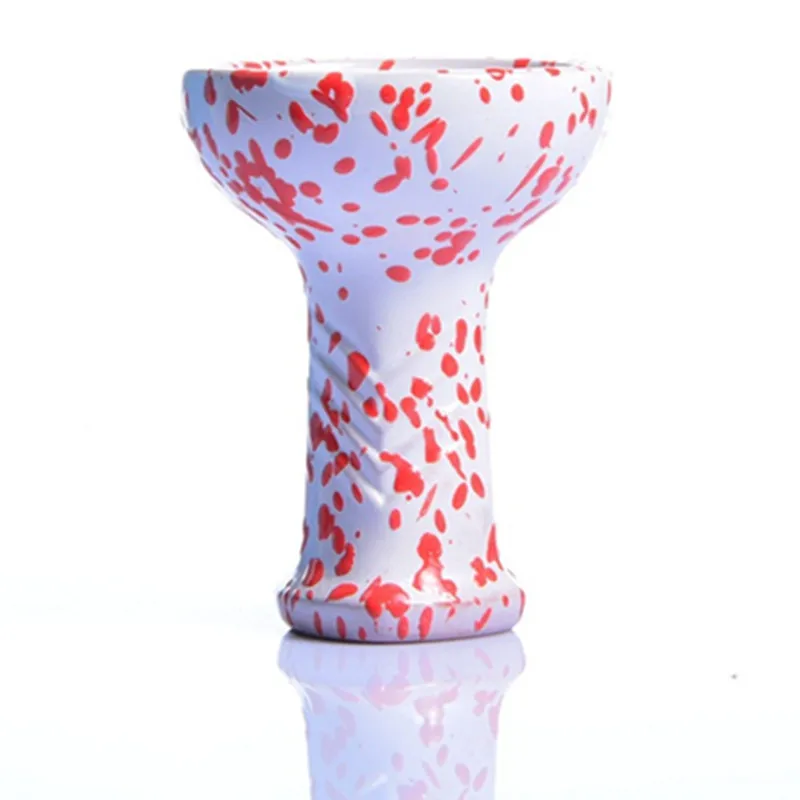 Стиль керамическая одно отверстие чаша для кальяна держатель угля для кальяна Теплосберегающая система Chicha Narguile аксессуары - Цвет: Shisha Bowl