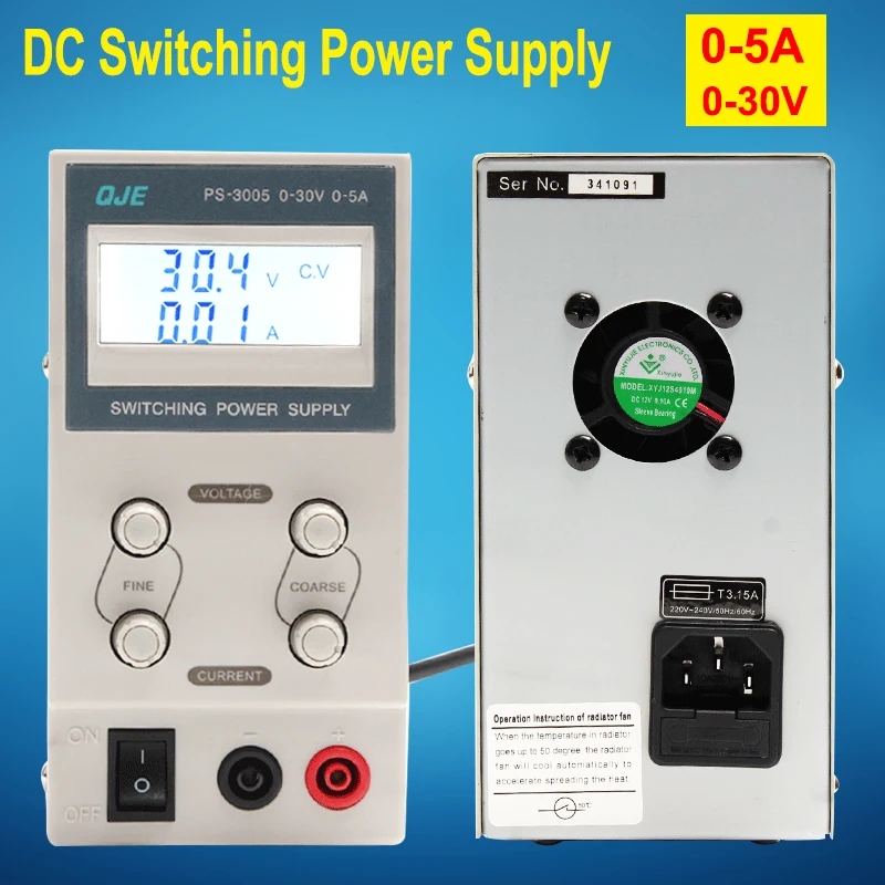 

Mini 30V 5A Adjustable Laboratory Voltage Regulators Powr Supply , DC digital Power Supply use for battery charging industry