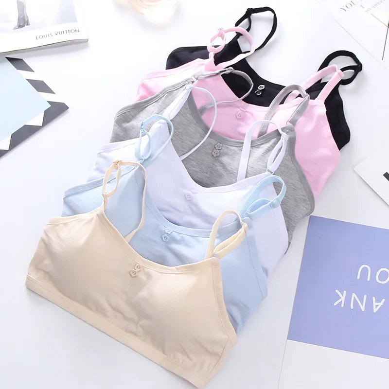 

2019 new teen bra girls cotton bra underwear topic for girls teenagers underwear for girls bra top for teens free shipping ZN18