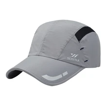 Быстросохнущая Солнцезащитная шляпа с УФ-защитой, головной убор с регулируемой задней застежкой, уличная Кепка