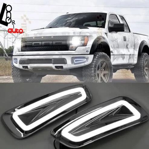 

2x Driving Light LED Daytime Running Light Fog Lights DRL car styling For Ford F150 Raptor SVT 2009-2014 led day light