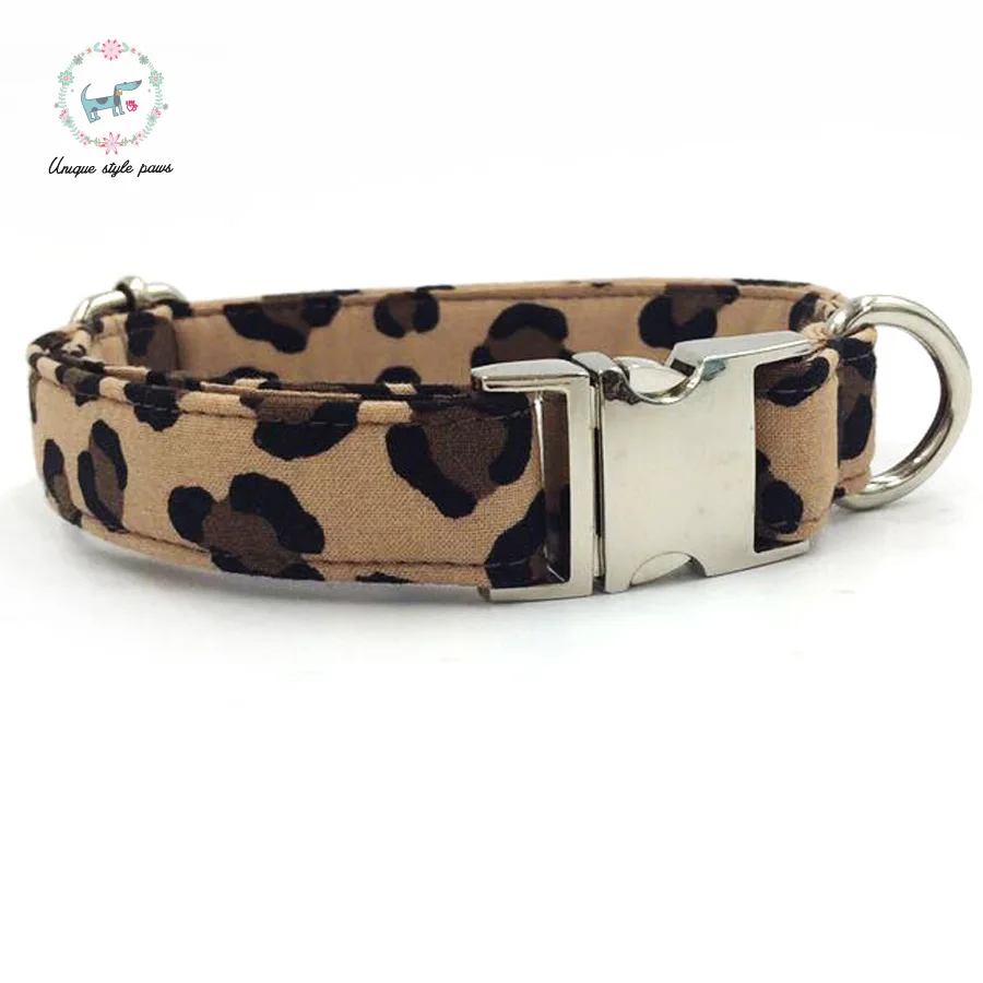 animal print dog collar