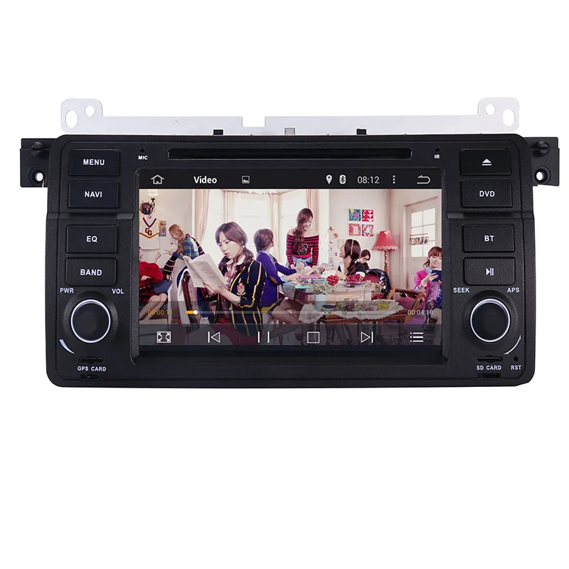 Best Factory Price 1 Din Car DVD Player for BMW E46 M3 With GPS Bluetooth Radio RDS USB Steering wheel Canbus Free Map+Camera MIC 3