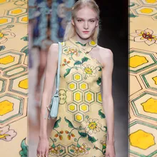 Шелковая Двойная Ткань летняя на заказ струйная ткань dupion атласная ткань для старшего возраста платье из шелковой ткани шелковая ткань 100 шелковая ткань