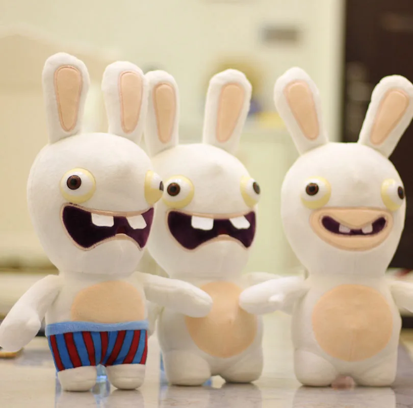 Плюшевые игрушки для девочек детские куклы Crazy Rabbit чучела животных прикольная