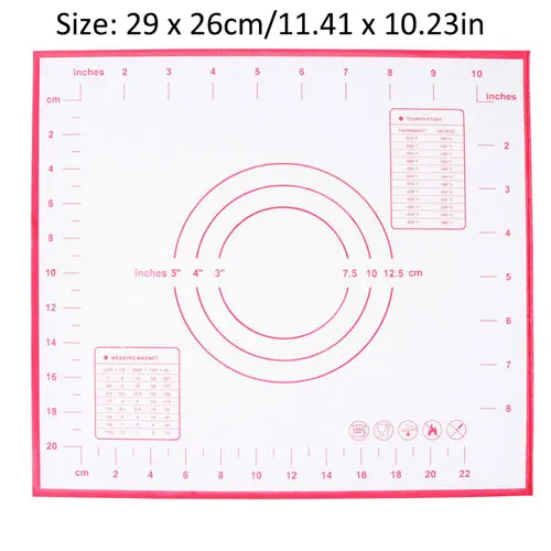 Силиконовый коврик для выпечки, тесто для пиццы, Кондитерская Скалка, кухонные гаджеты, инструменты для приготовления пищи, посуда для выпечки, принадлежности, продукты - Цвет: 04