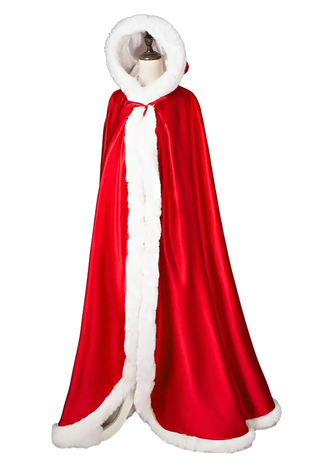 winter wedding cape with hood