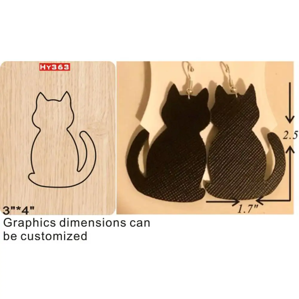 Earrings cutting dies 2019 die cut & wooden dies Suitable for common die cutting machines on the