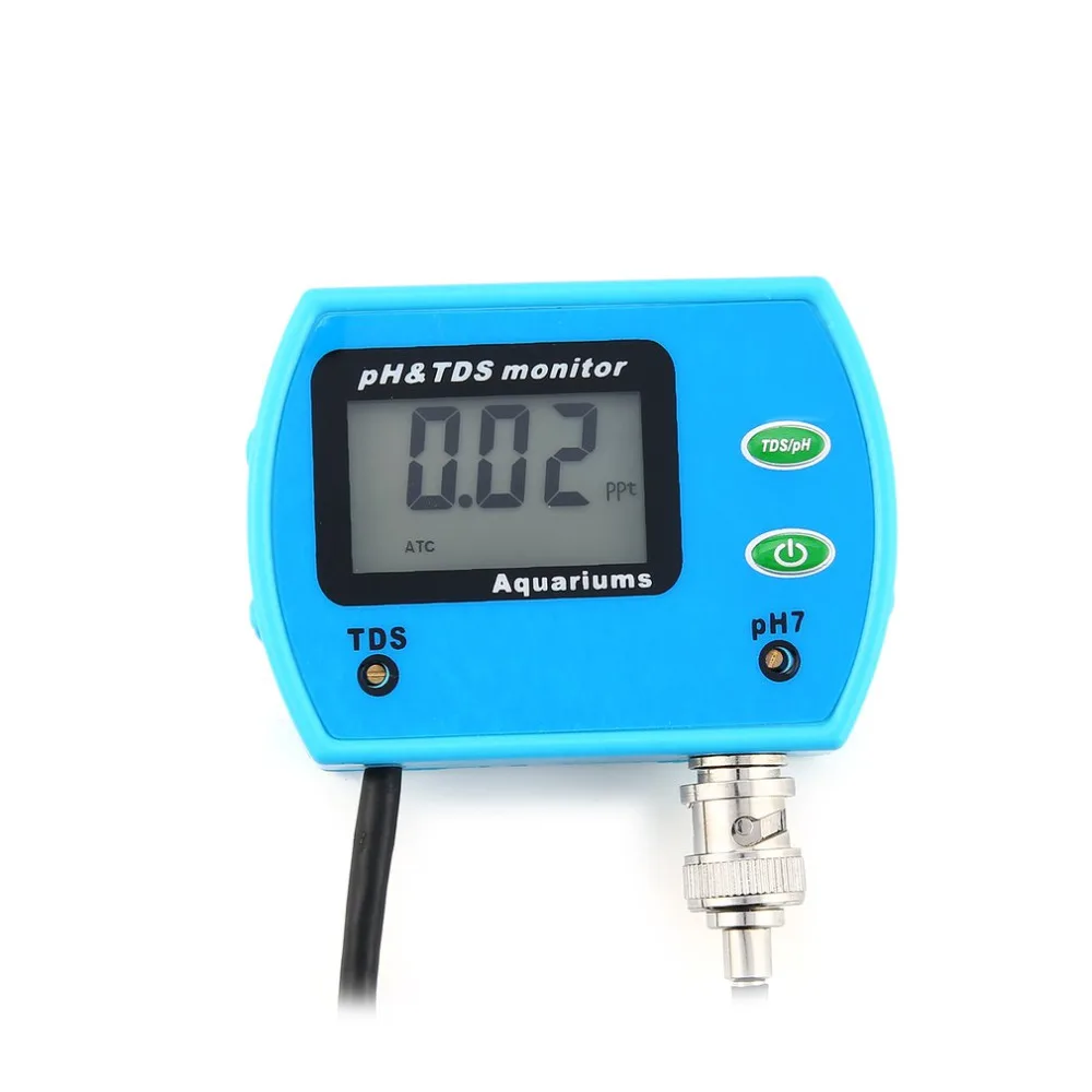 

2 IN 1 Portable Purity PH TDS Meter Digital Water Tester Analyzer Tool Detector for Biology Laboratory Fish Tank Aquarium