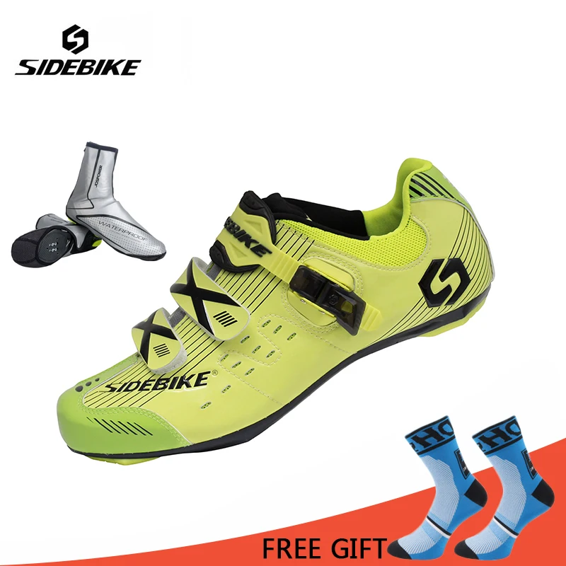 

Sidebike Men Women Highway Cycling Shoes Lightweight Road Bike Self-Locking Bicycle Racing Athletic Shoes sapatilha ciclismo
