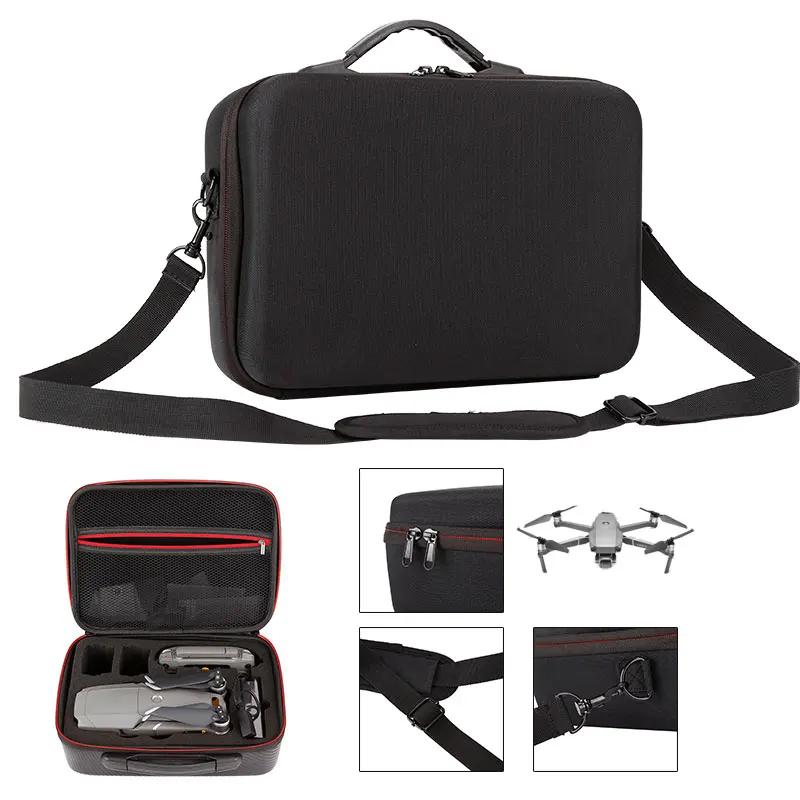 UAV Portable Bag Drone Portable Bag Drone Storage Bag Black Nylon for DJI Mavic 2 Pro/Zoom Protect Shoulder Bag