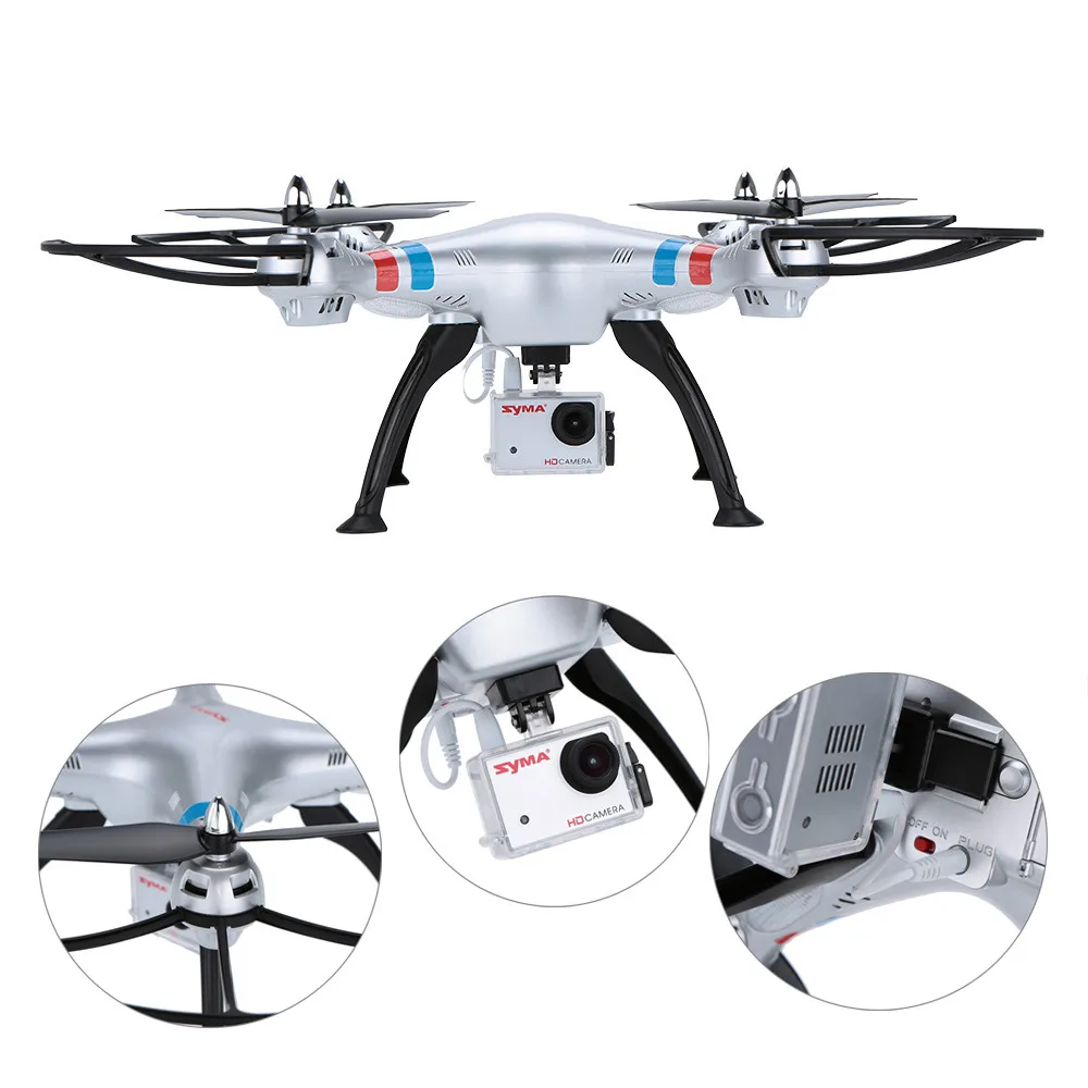 SYMA X8G Модернизированный Квадрокоптер SYMA X8 X8C Дроны с камерой HD 5MP Безголовый режим RC вертолет Квадрокоптер Дрон с камерой