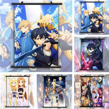 

Sword Art Online Anime Manga Wall Poster Scroll Home Decoration Wall Art