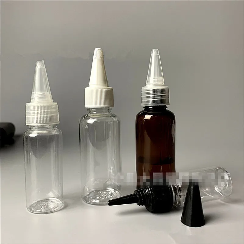 

1PC New 10ML/15ML /20ML PET Plastic Empty Dropper Liquid Eye Clear Water Refillable Bottle Long Tip Cap Tip bottle