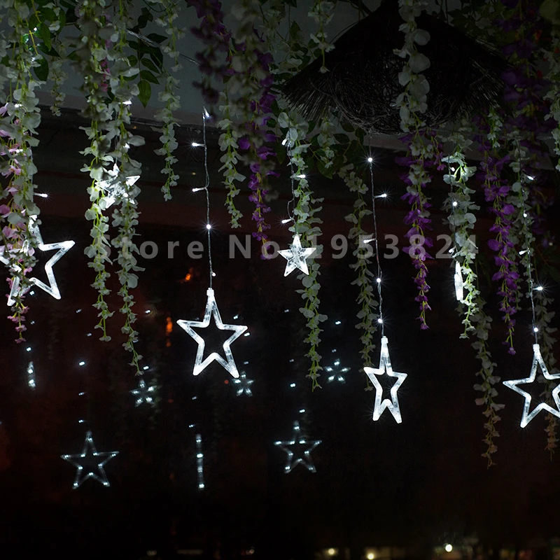Star Curtain LED String Lights (16)