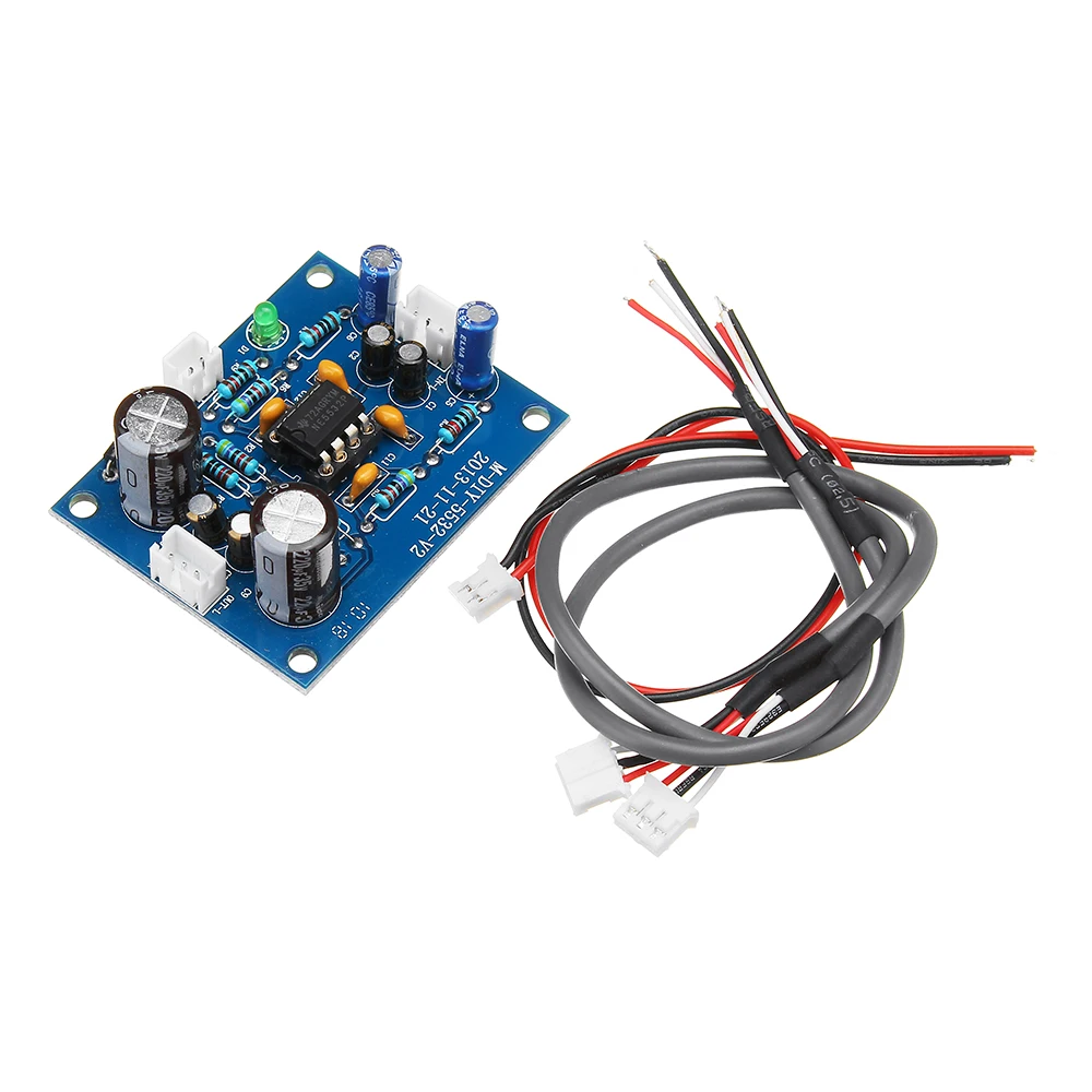 

LEORY NE5532 DC 12-35V Amplifier Board OP-AMP HIFI Preamplifier Signal bluetooth Amplifier Board
