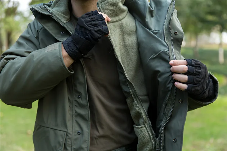SJ-MAURIE, 2 шт., Мужская походная куртка, одежда для охоты, военная тактическая куртка, 2 в 1, ветровка, водонепроницаемая флисовая куртка