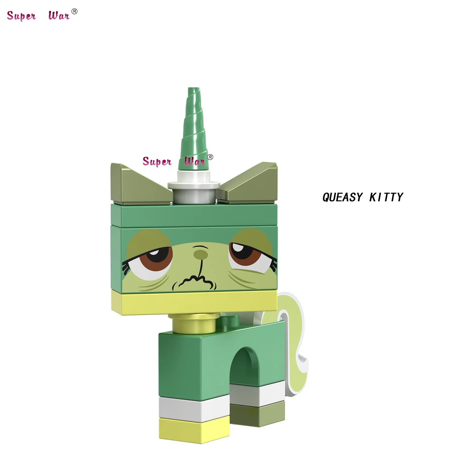 Единичные строительные блоки мультфильм фильм сила Герой Фабрика Unikitty Emmet Wyldstyle Sonic Rangers DIY игрушки для детей - Цвет: JL002