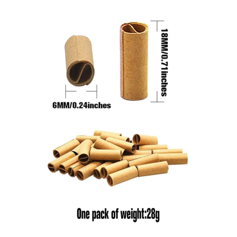 6 мм натуральное нерафинированное предварительно проката советы сигаретного фильтра прокатки Бумага для упаковки крема для рук, самокрутки 150 шт./упак