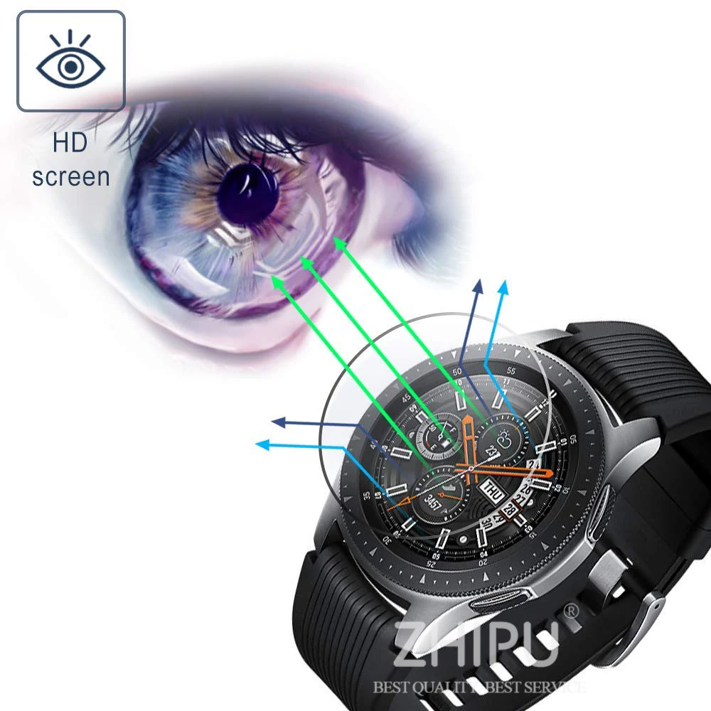 2 шт./лот 9H Премиум взрывозащищенное Закаленное стекло для samsung Galaxy Watch 46 мм и 42 мм Версия защитная пленка для экрана