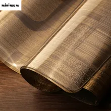 3D European style Gold Upscale Table mats Soft glass waterproof Heat resistant opaque Coffee mats PVC tablecloth free shipping