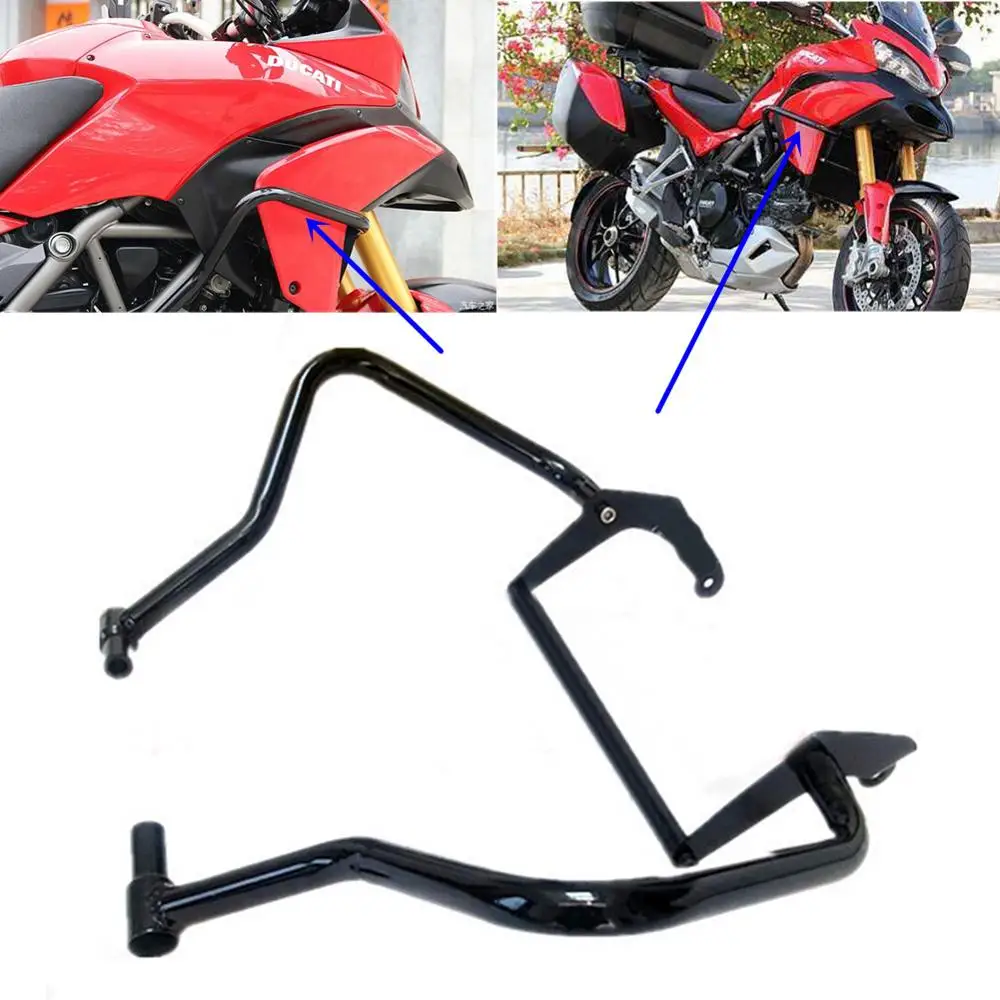 Engine Guard Crash Bar Frame Fairing Protector Bumper Highway for Ducati Multistrada MTS 1200S MTS1200S 2009- 2013