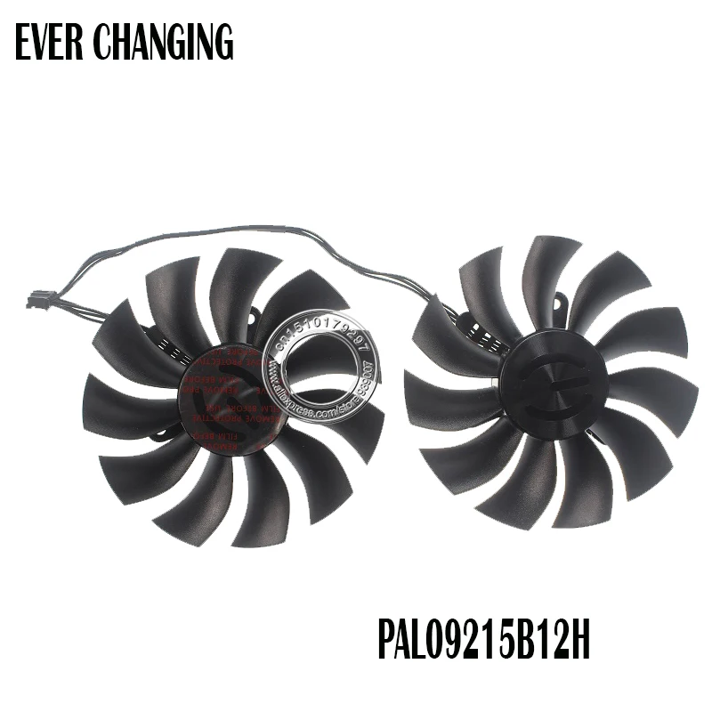 2 шт./лот PLA09215B12H 4Pin VGA вентилятор охлаждения графической карты для EVGA GTX970|card fan|graphics