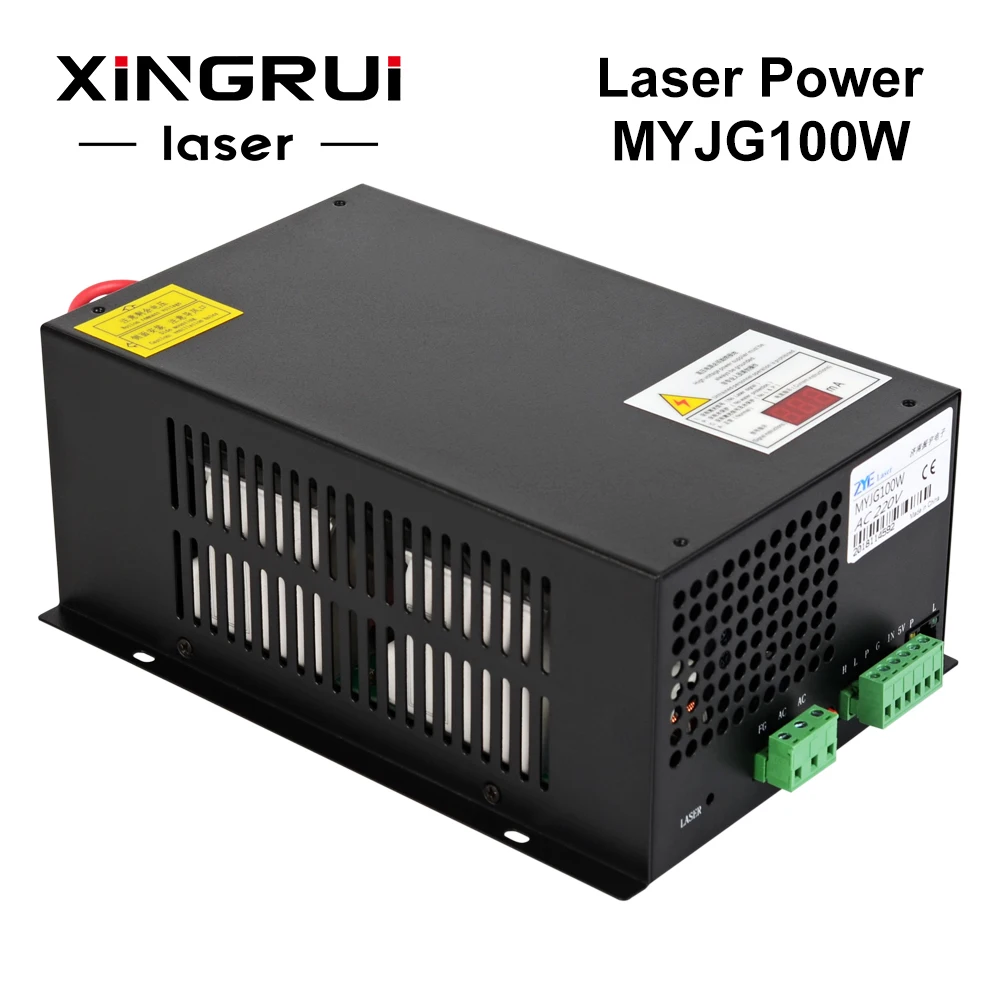 MYJG-100W Model 100W CO2 Laser Power Supply with mA Display for 80W-100W CO2 Laser Tube One Year Warranty