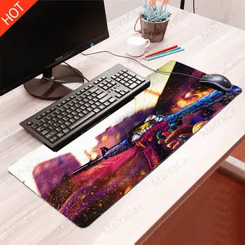 

MaiYaCa Custom Skin CS GO Beautiful Anime Mouse Mat Size for 30x60cm 40x90cm Rubber Rectangle Mousemats