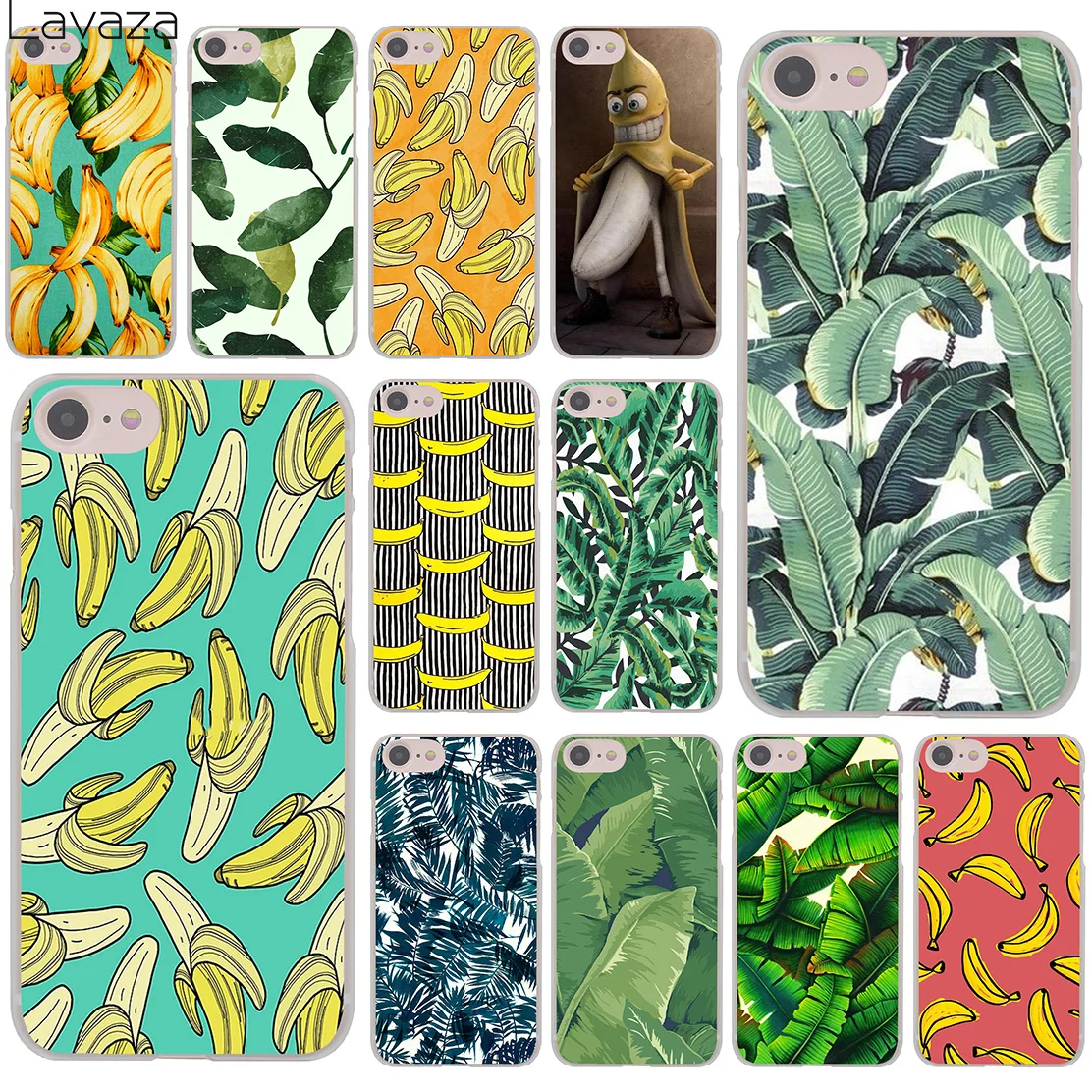 Lavaza banana leaf pattern Tropical Leaves Fruit Cover