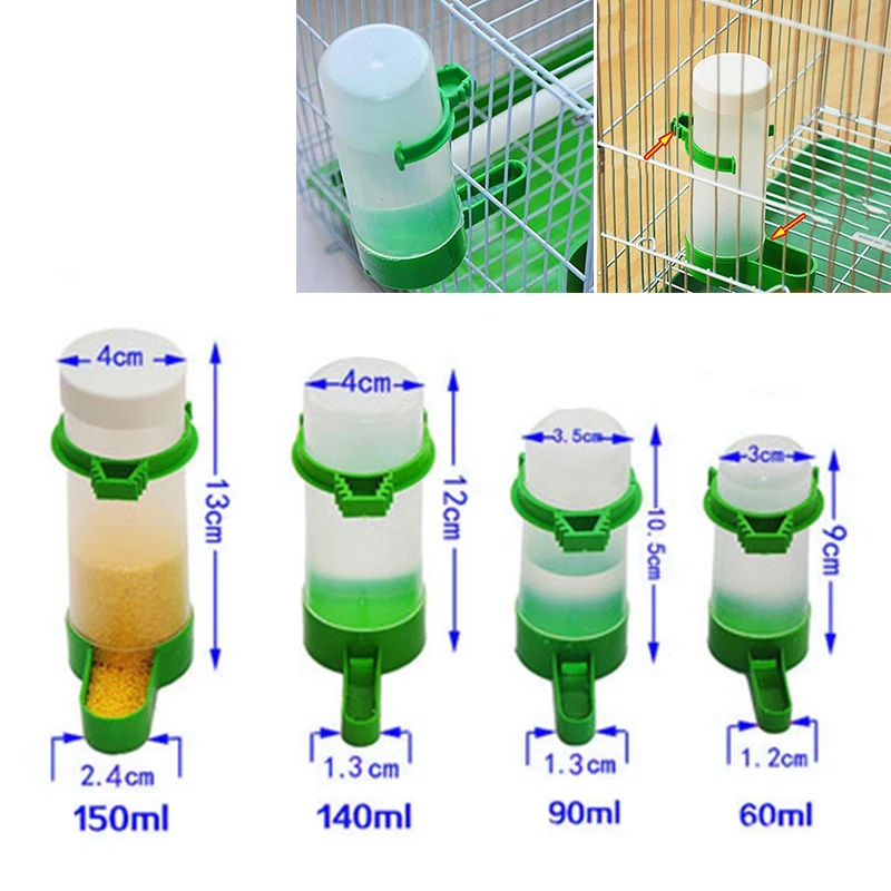 Птица питомец кормушка Автоматическая пищевая кормушка водяной зажим вольер клетка для попугая